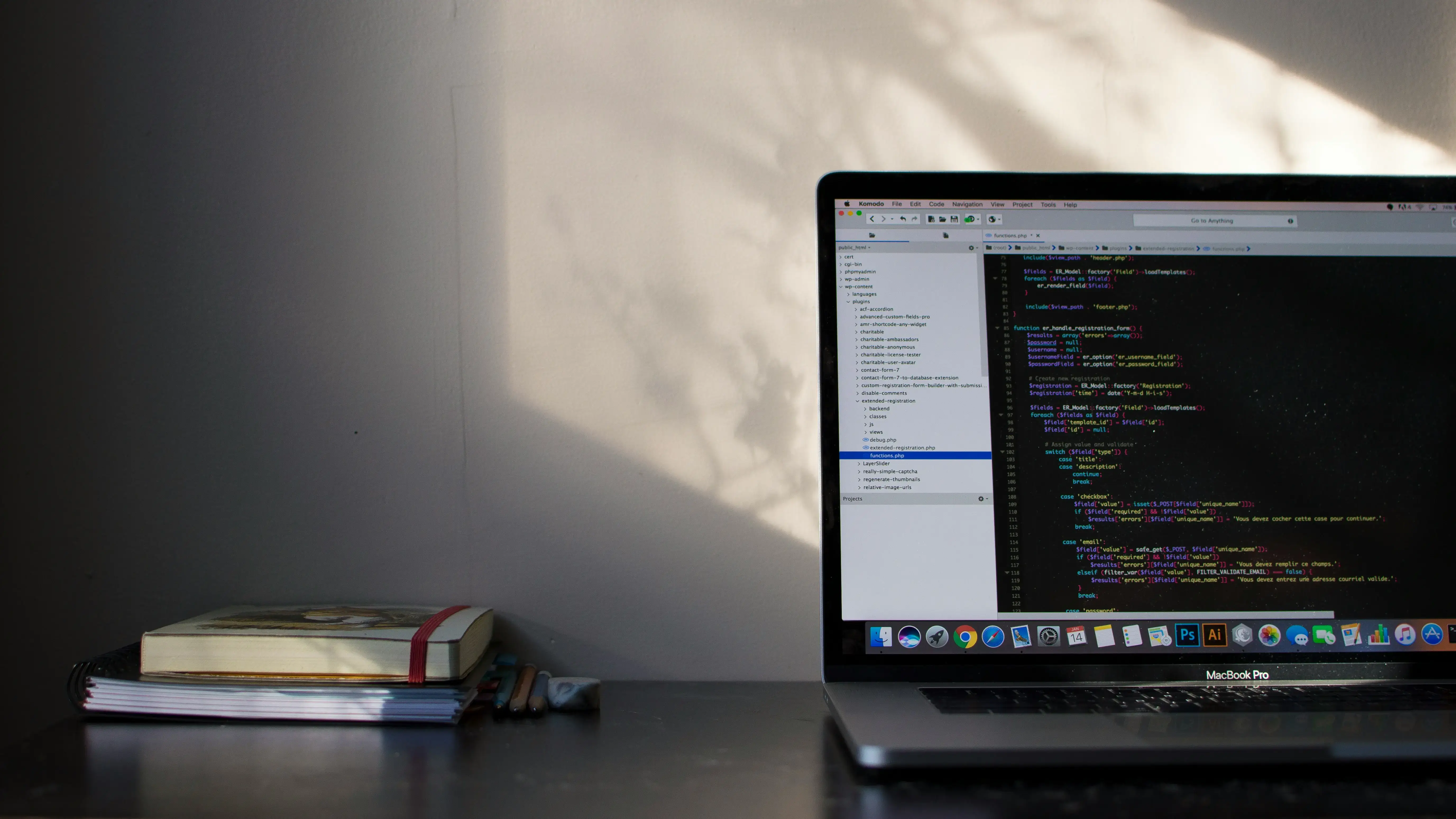A laptop screen showing Python code, representing coding practice on TutorOps